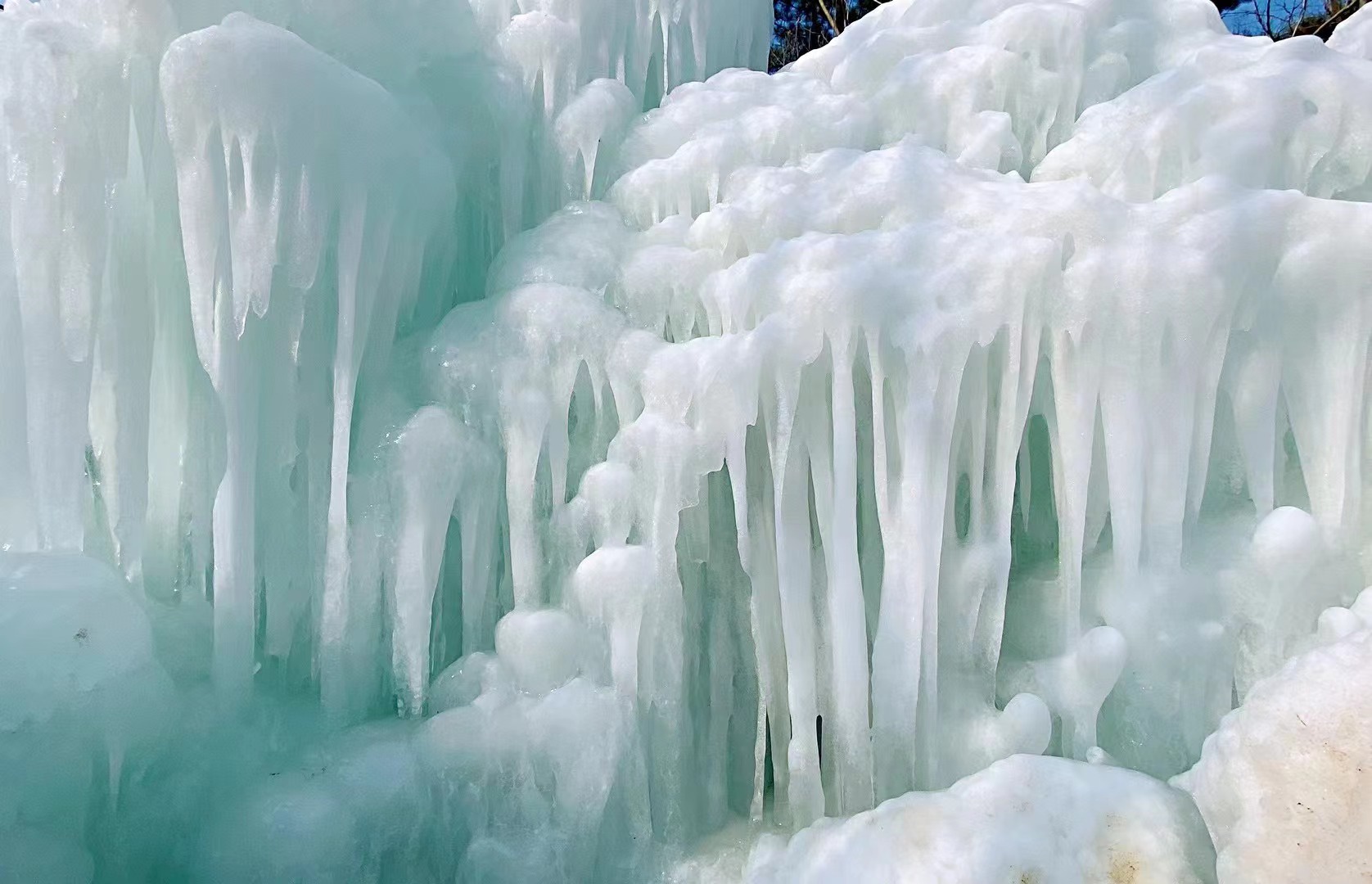 潭溪山冰瀑
